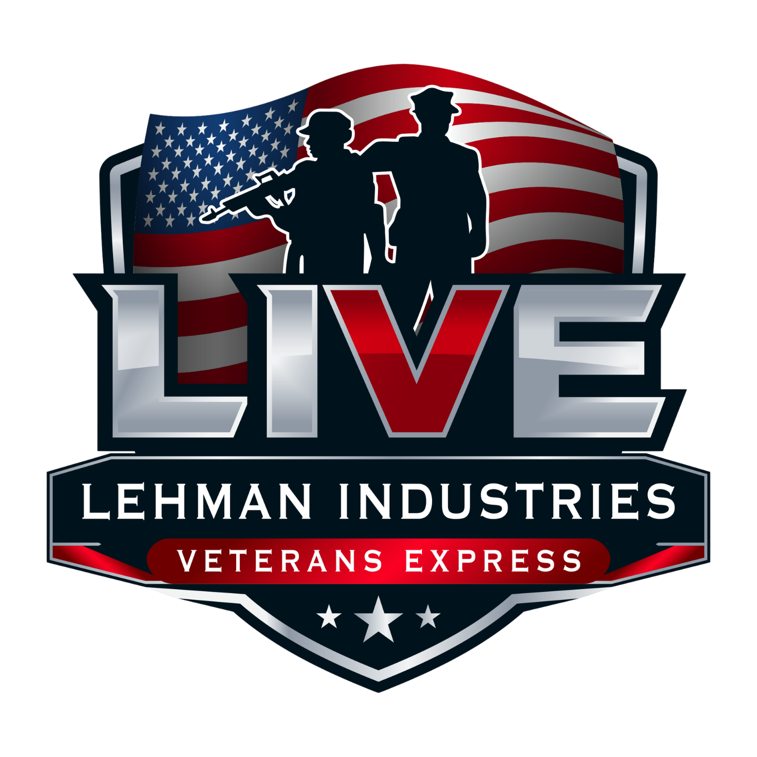 Lehman Industries Veterans Express (L.I.V.E.) logo